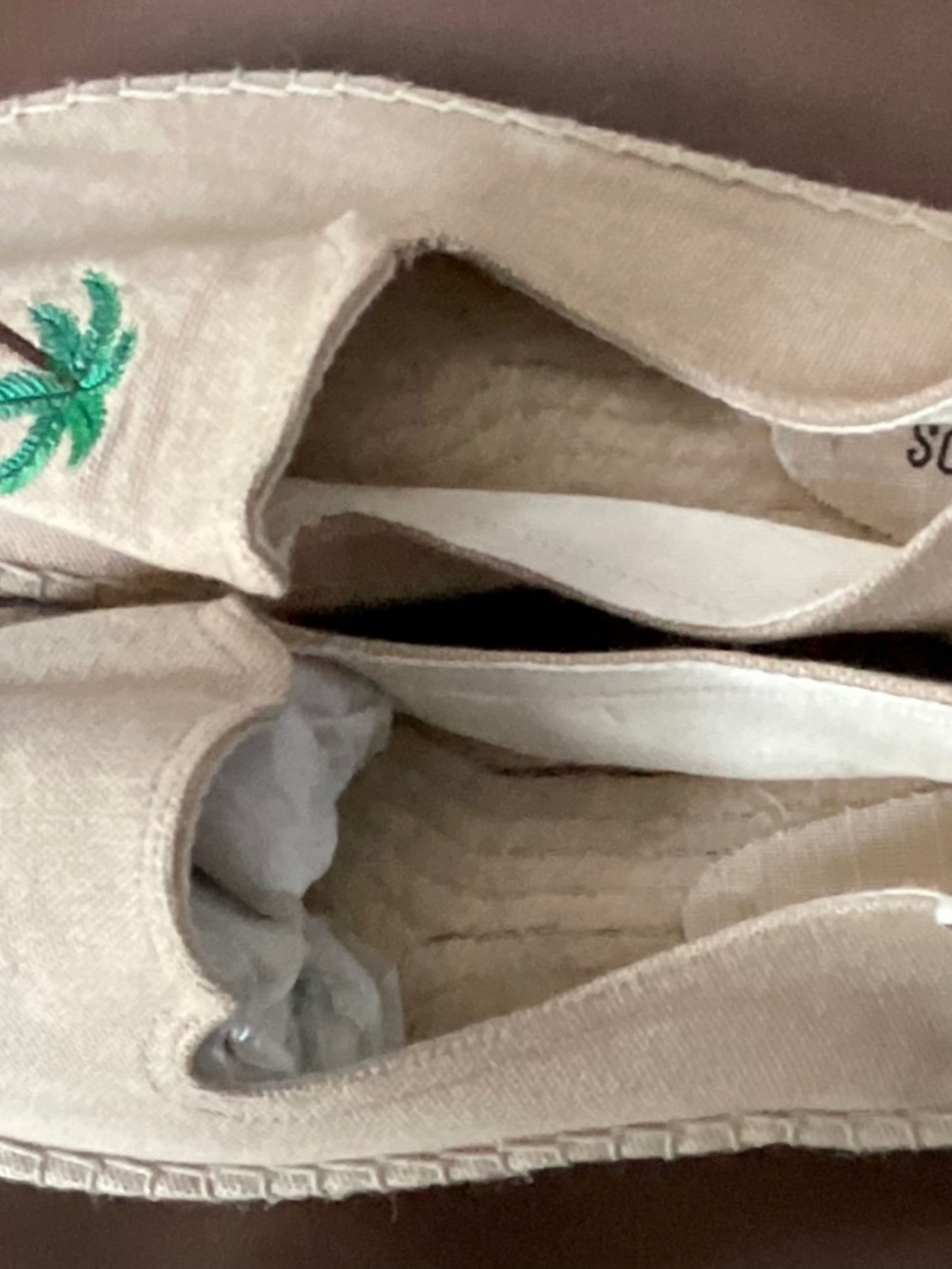 Soludos Espadrilles with Emboidered Palm Tree NWT SIZE 10